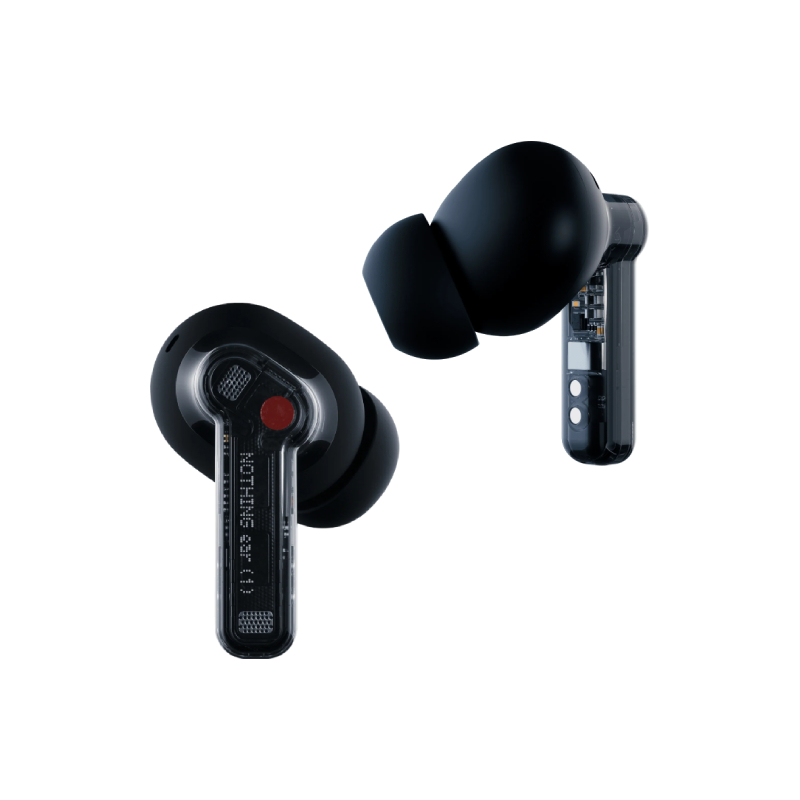 Black earbuds