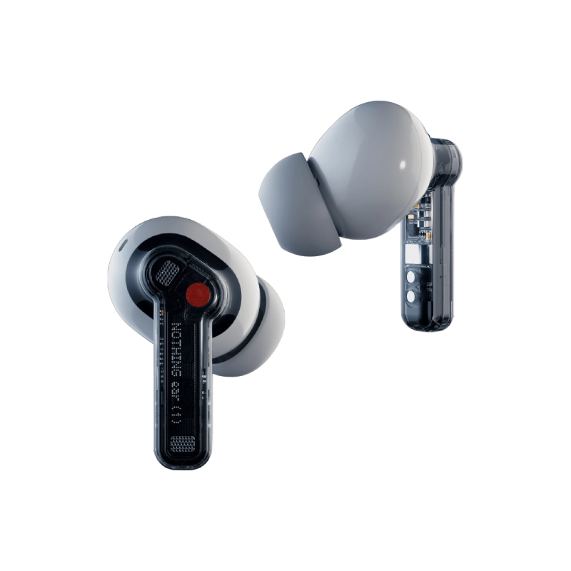White earbuds