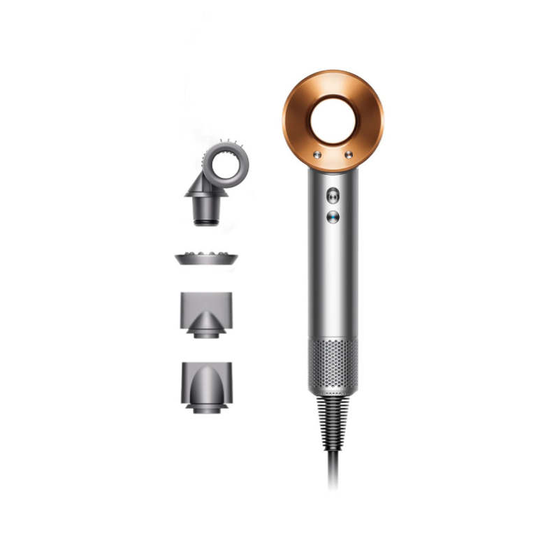 Dyson HD15 Bright Nickel Bright Copper