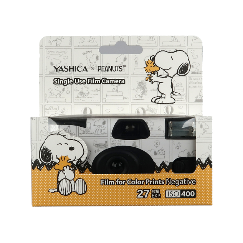 YASHICA Single Use Film Camera (Snoopy Comic World) - box