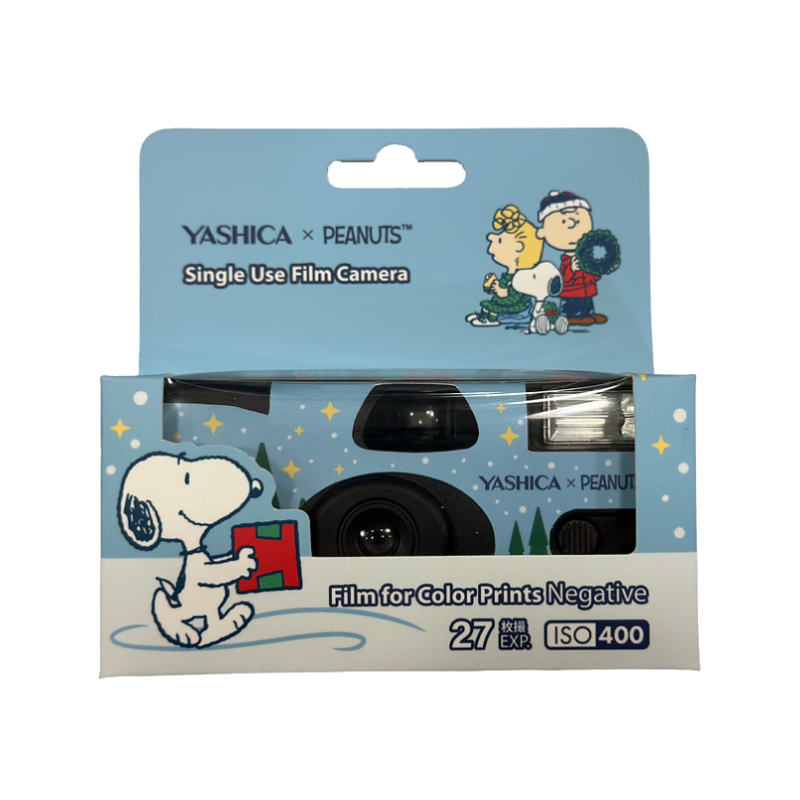 YASHICA x Peanuts Single Use Film Camera (X'mas Wonderland) - box