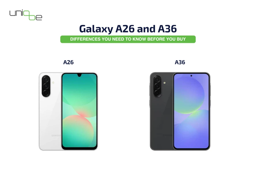 Samsung Galaxy A26 and A36