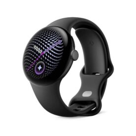 Google Pixel Watch 5 41mm Bluetooth WiFi Matte Black Aluminum Case with Obsidian Active Band